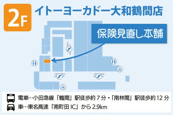 保険見直し本舗 イトーヨーカドー大和鶴間店フロアマップ