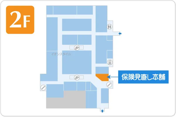 保険見直し本舗 イオンスタイル東神奈川店フロアマップ