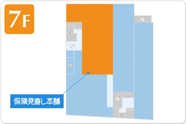 保険見直し本舗 横浜店フロアマップ