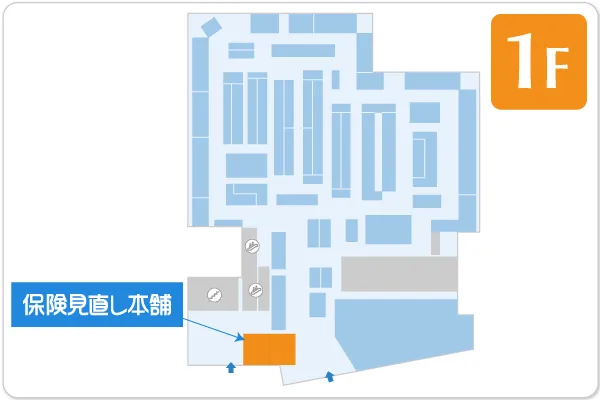 保険見直し本舗 ピーコック経堂店フロアマップ