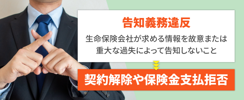 告知義務違反とは?
